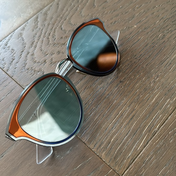 Dior NightFall Orange Blue Sunglasses with Box/Cloth - Picture 7 of 9